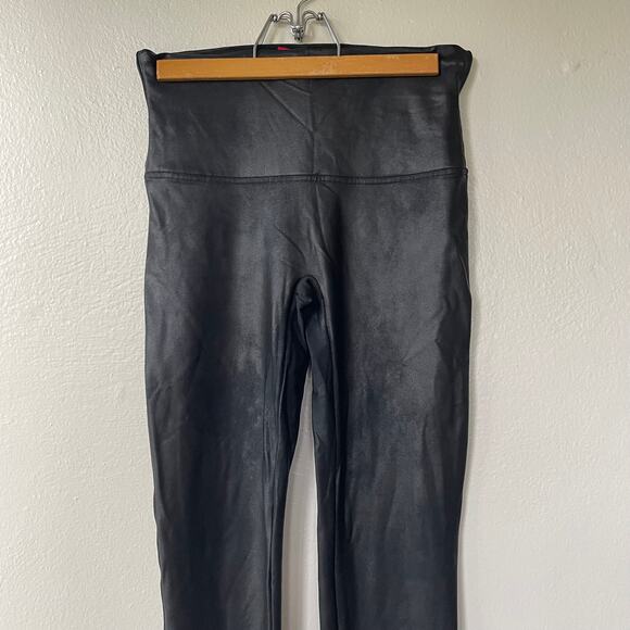 Spanx Size XL Faux Leather Leggings Size XL - Picture 4 of 10